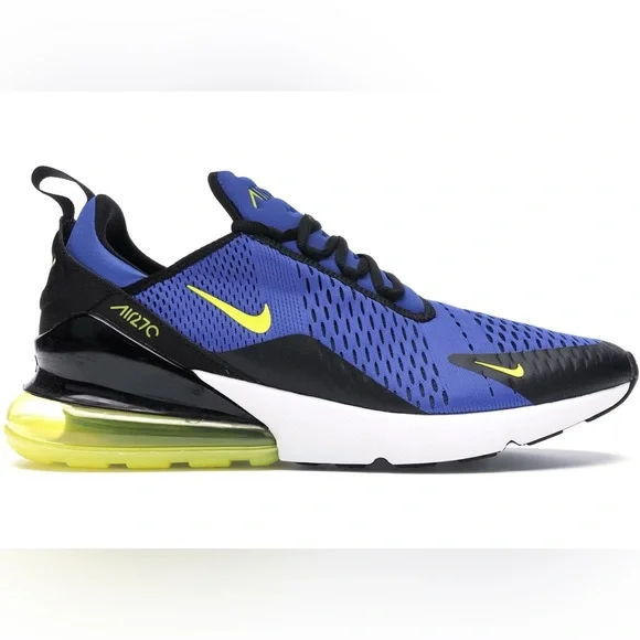 Men’s Nike Air Max 270 Blue and Black - Picture 1 of 9